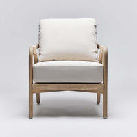 Delray Lounge Chair - White Ceruse