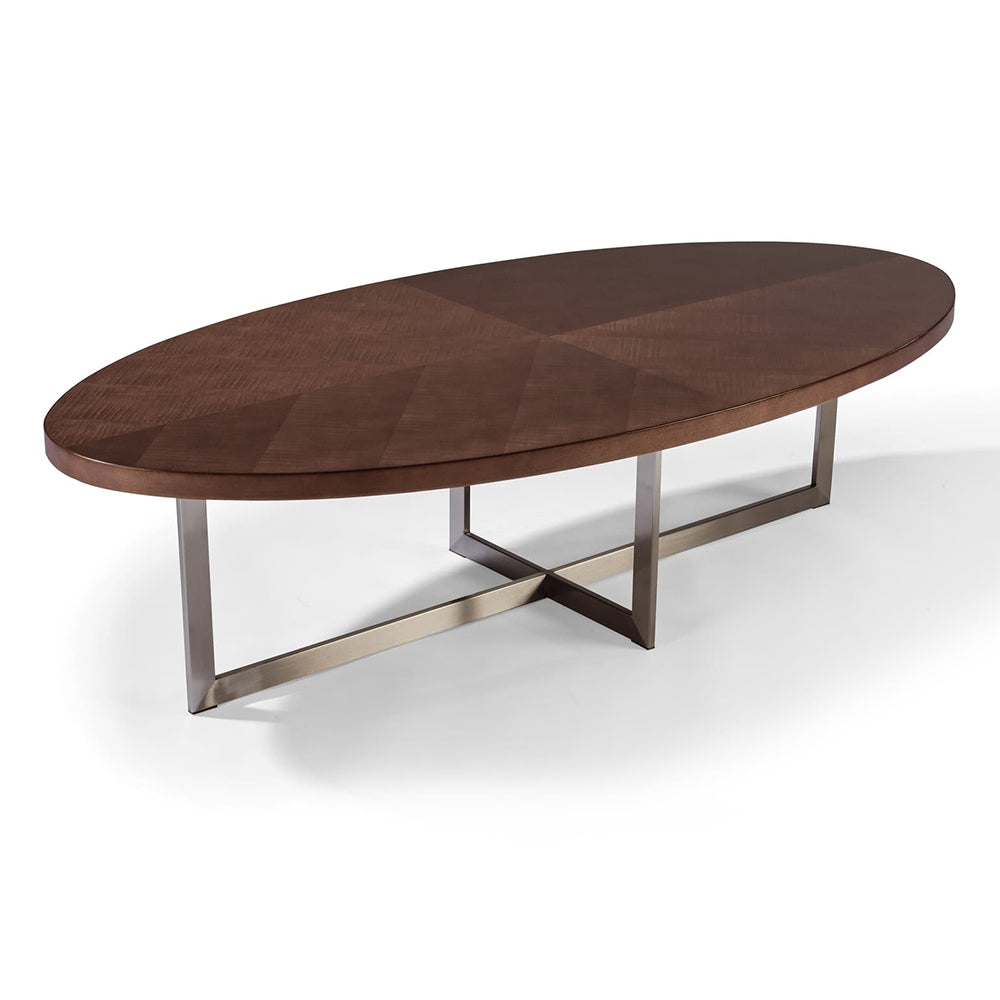 Mabel Maple Oval Cocktail Table