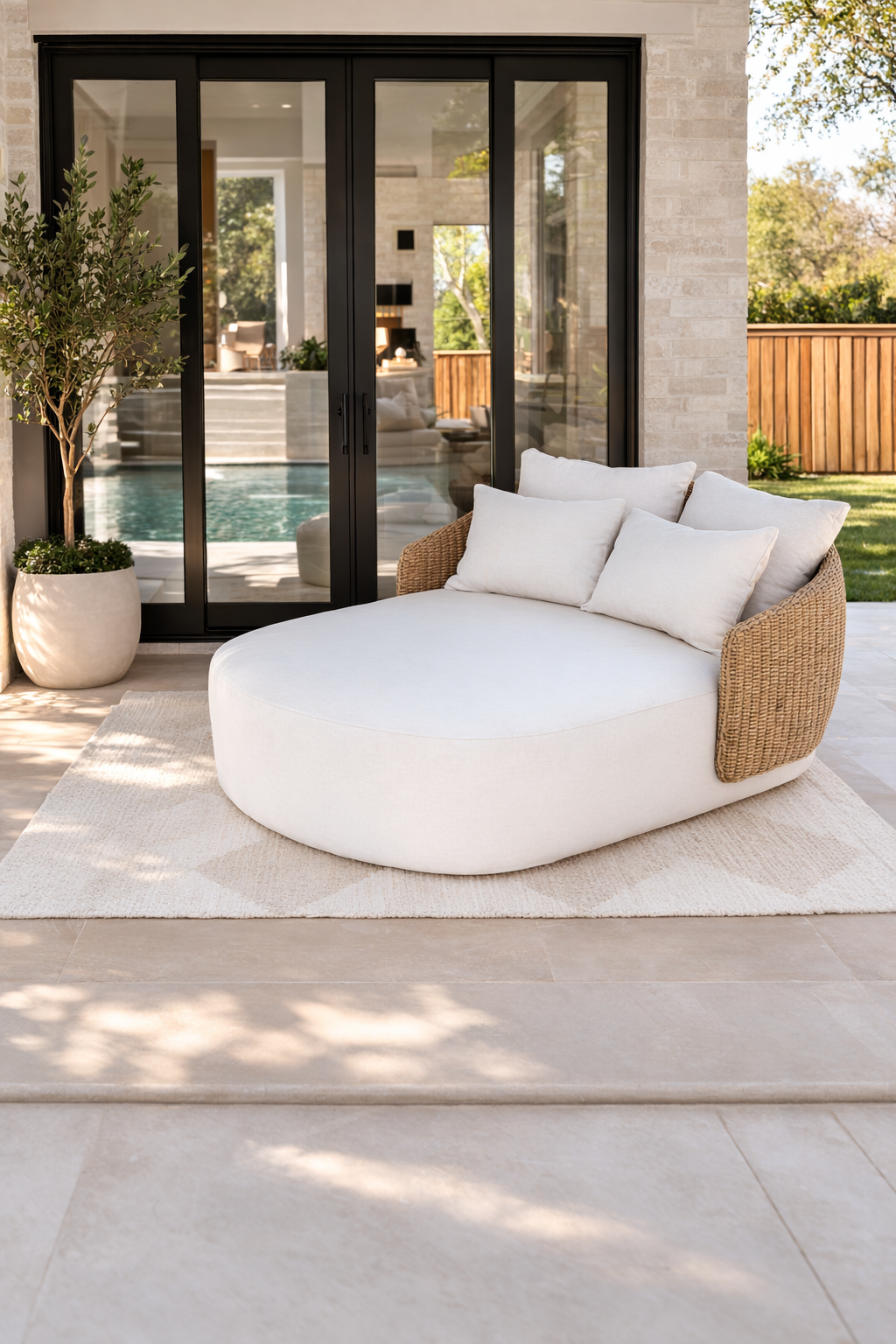 Backyard Furnishings Installation - Preston Hollow