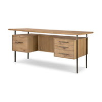 Oak Veneer Desk