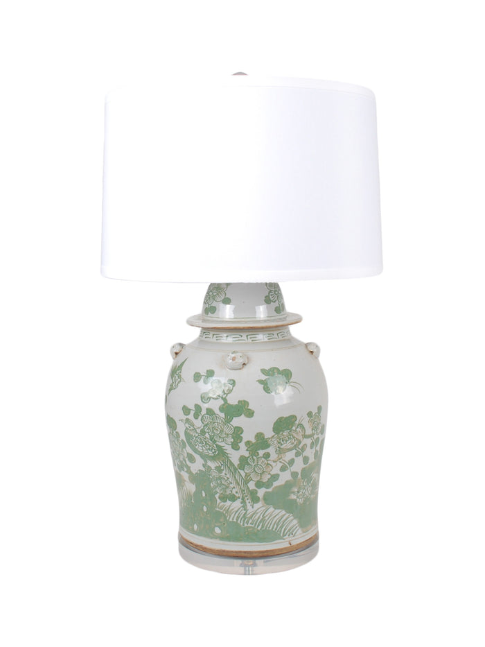29″ Ginger Jar Lamp on Acrylic Base