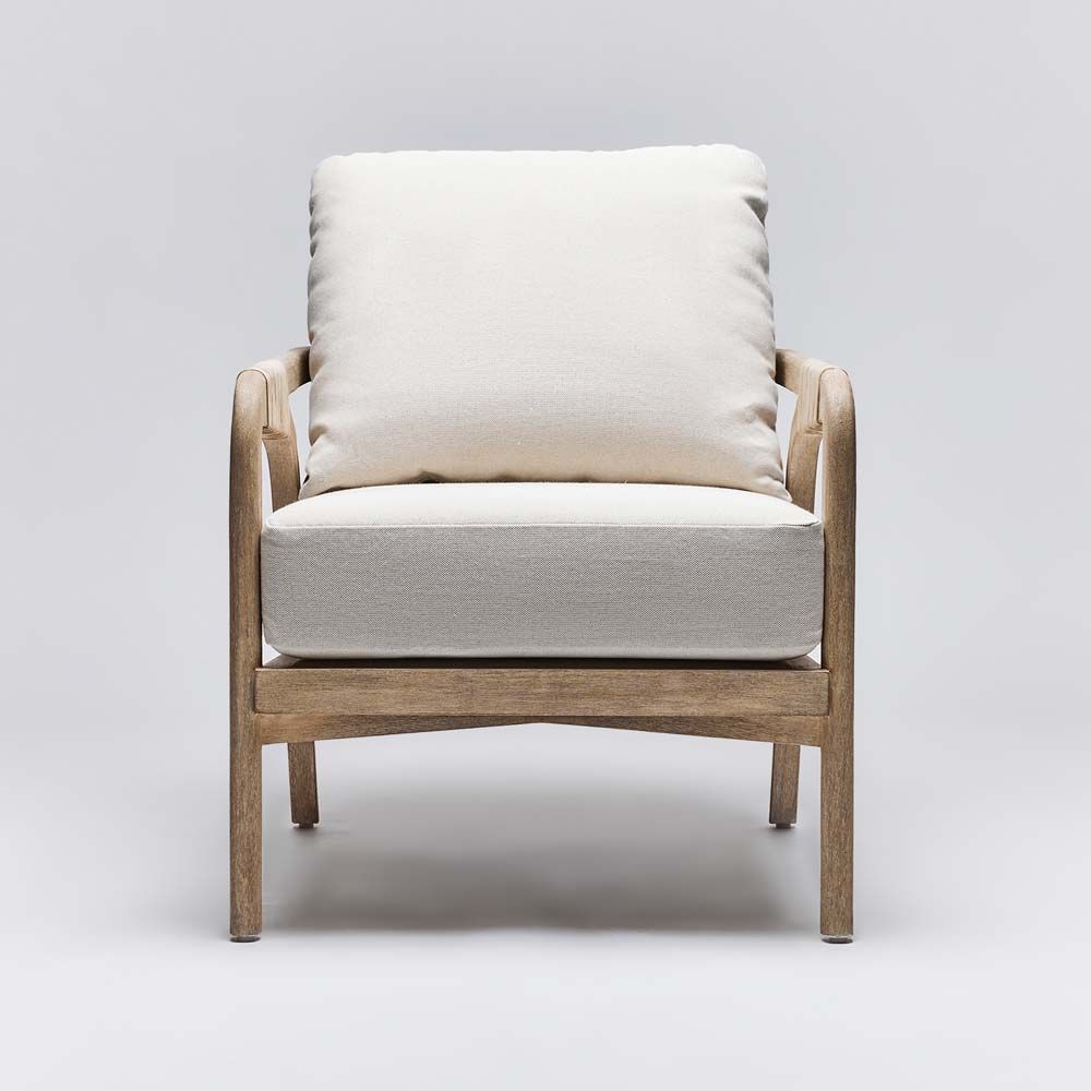 Delray Lounge Chair - White Ceruse