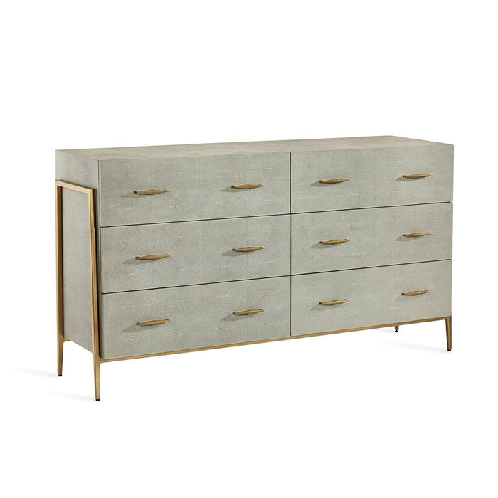 Morand 6 Drawer Chest - Shagreen