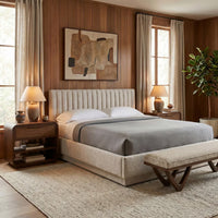 Marsh Large Bedside Chest - Walnut