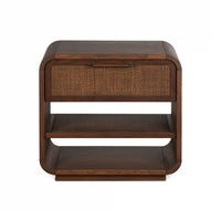 Marsh Bedside Chest - Walnut