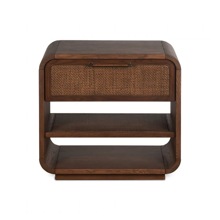 Marsh Bedside Chest - Walnut