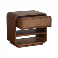 Marsh Bedside Chest - Walnut