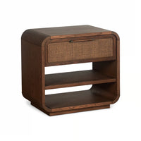 Marsh Bedside Chest - Walnut