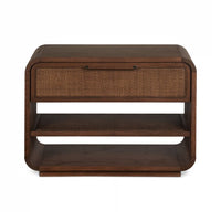 Marsh Large Bedside Chest - Walnut