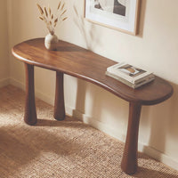 Lark Console Desk - Classic Walnut
