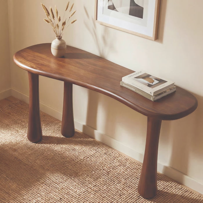 Lark Console Desk - Classic Walnut
