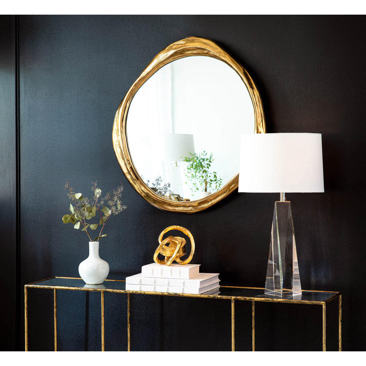 Gold Organic Mirror