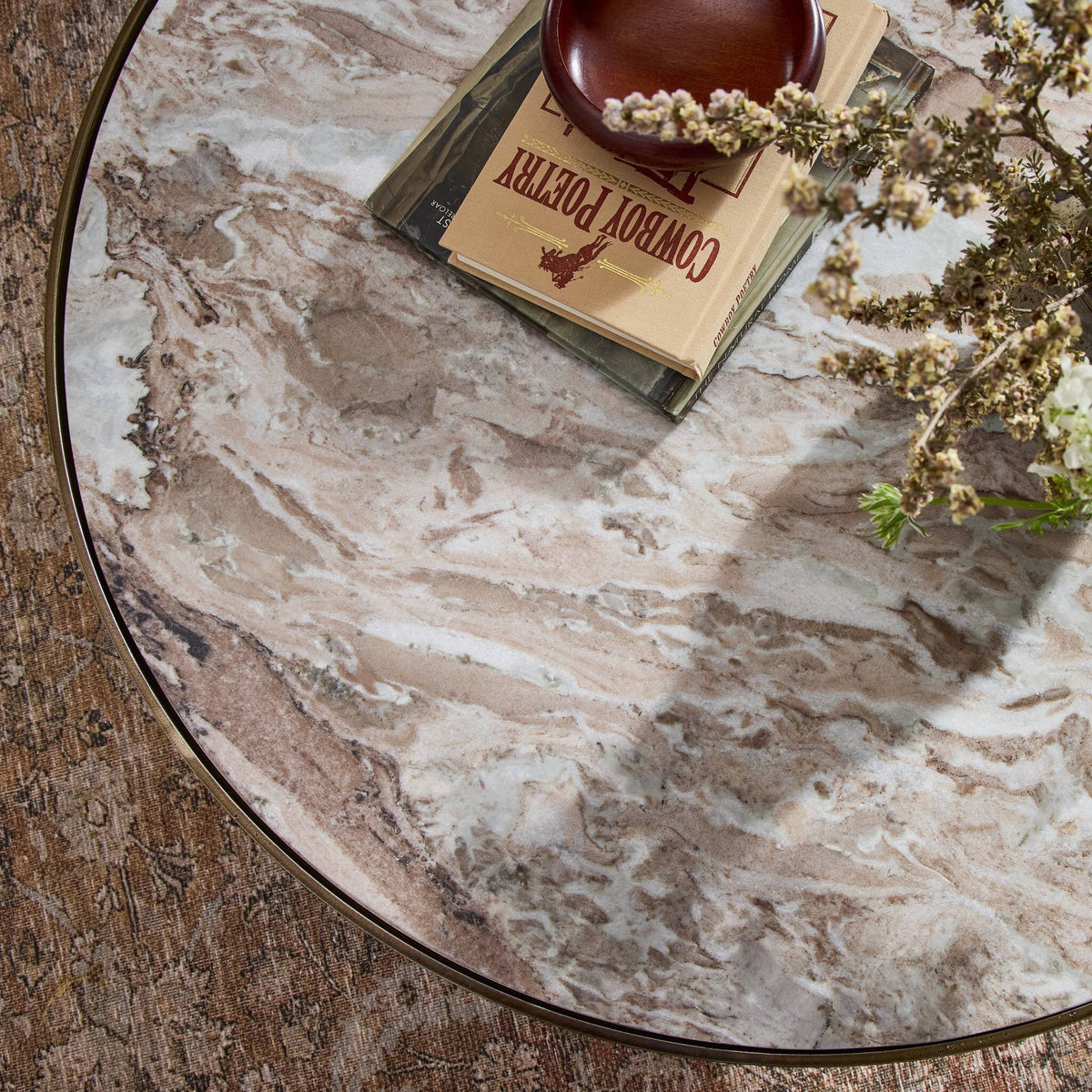 Marble Round Coffee Table