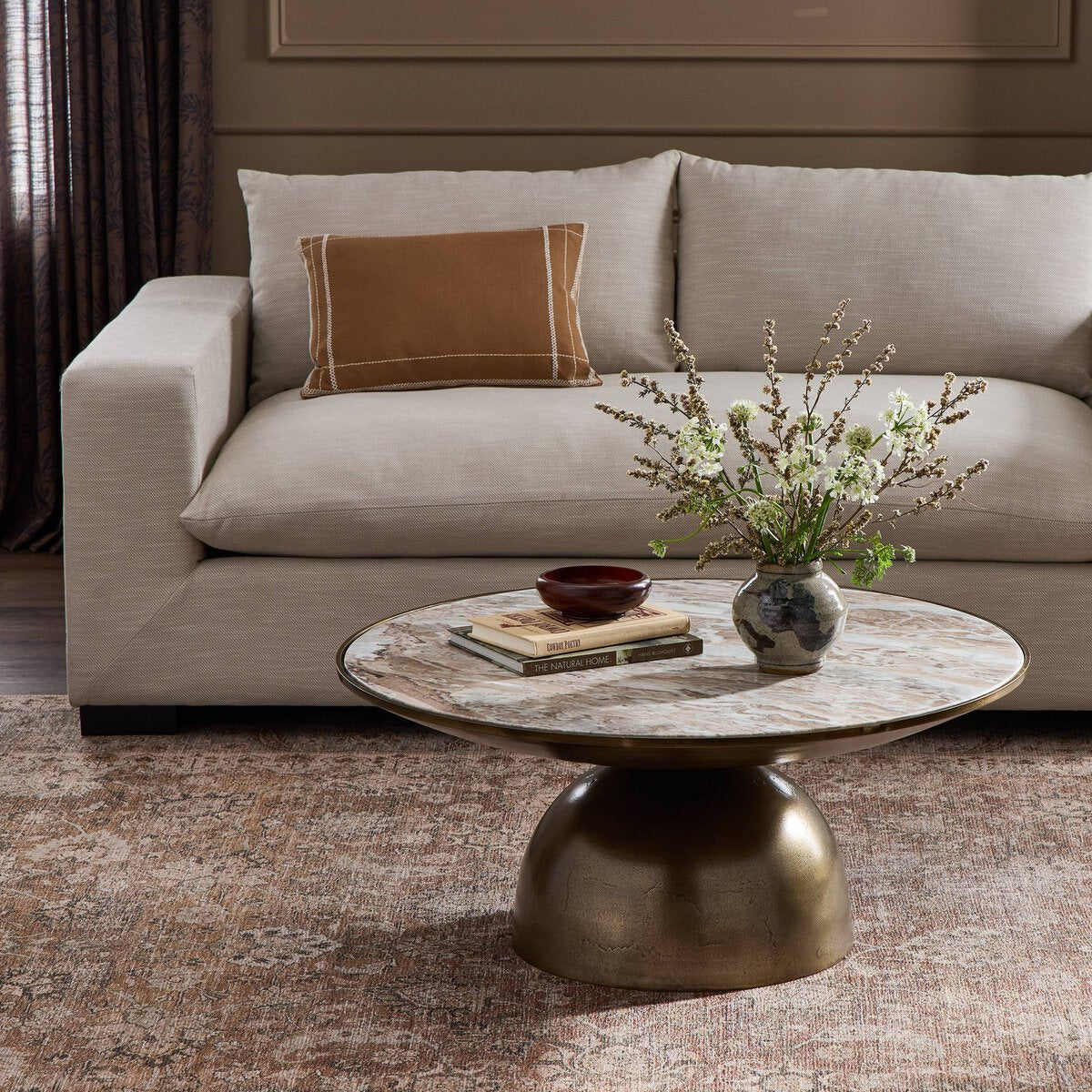 Marble Round Coffee Table