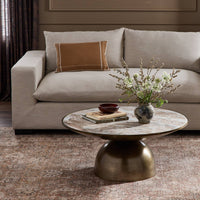 Marble Round Coffee Table