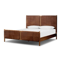 Leather Bed