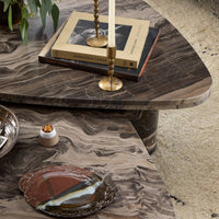 Brown Marble Coffee Table