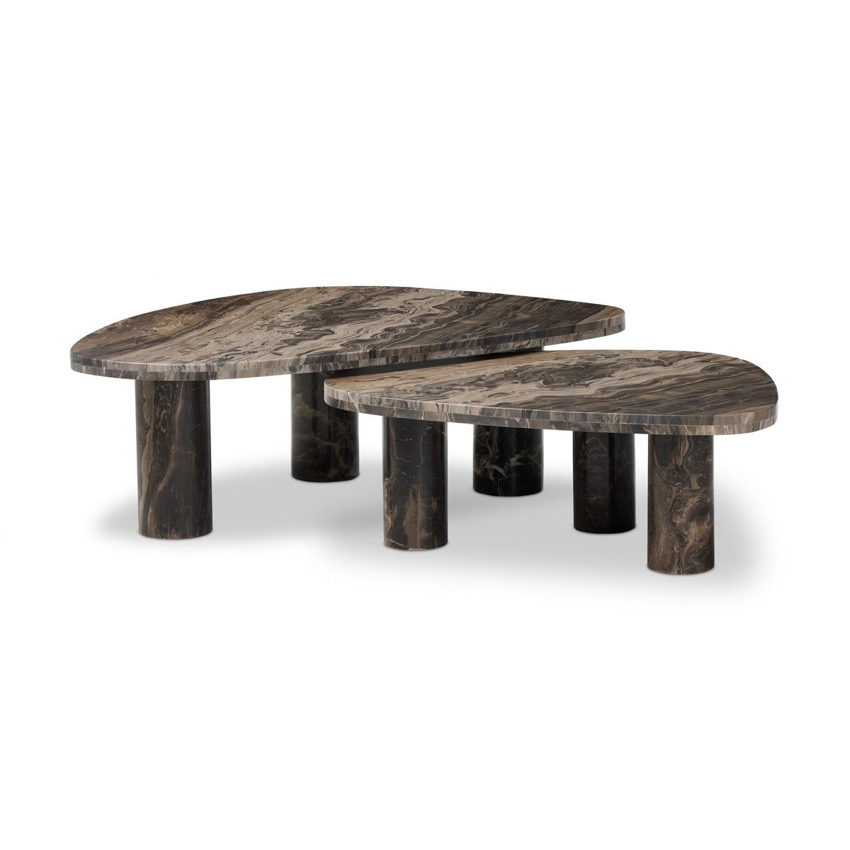 Brown Marble Coffee Table
