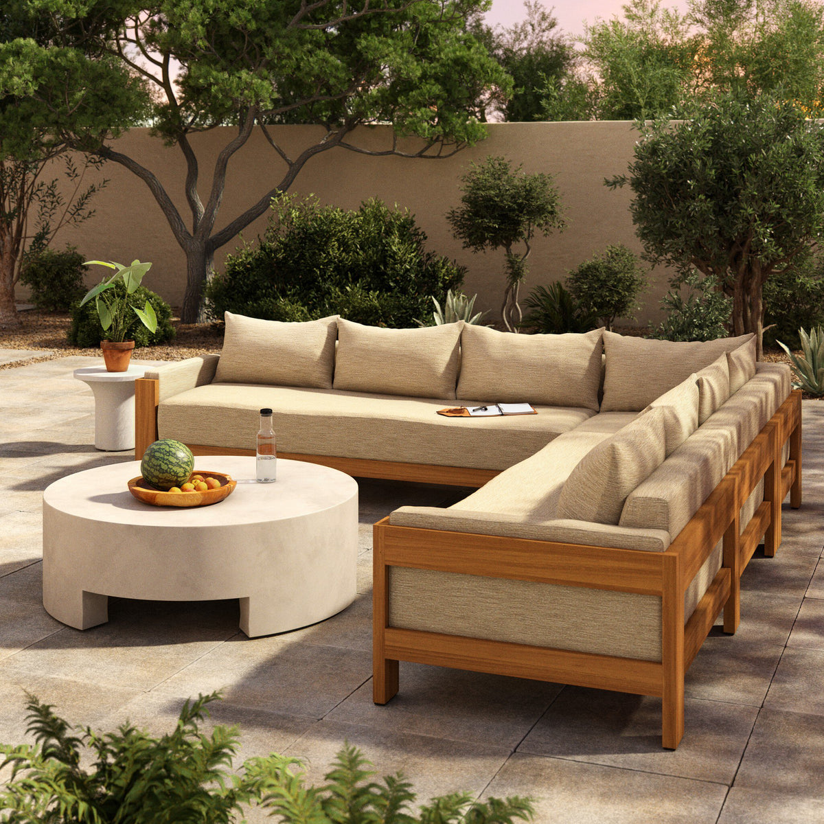 3-Pc Outdoor Sectional