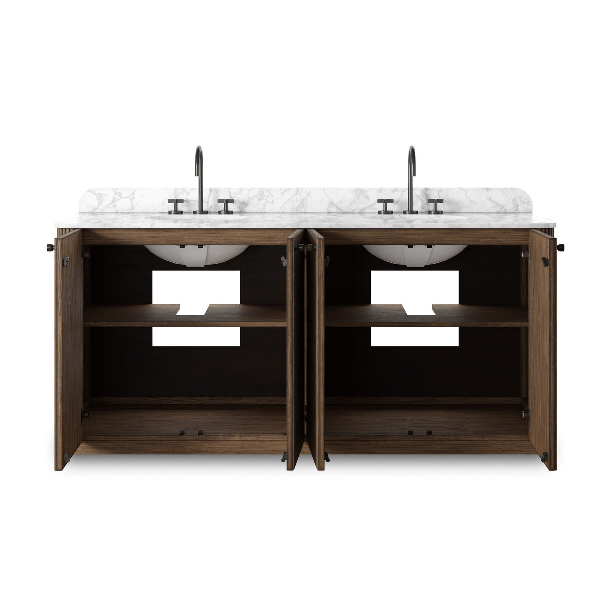 Espresso Oak Double Vanity