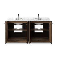 Espresso Oak Double Vanity