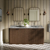 Espresso Oak Double Vanity