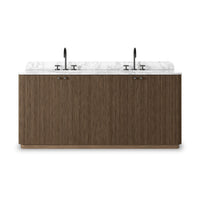 Espresso Oak Double Vanity