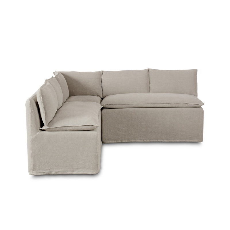 Slipcover Dining Banquette L-Shape