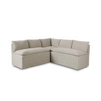 Slipcover Dining Banquette L-Shape