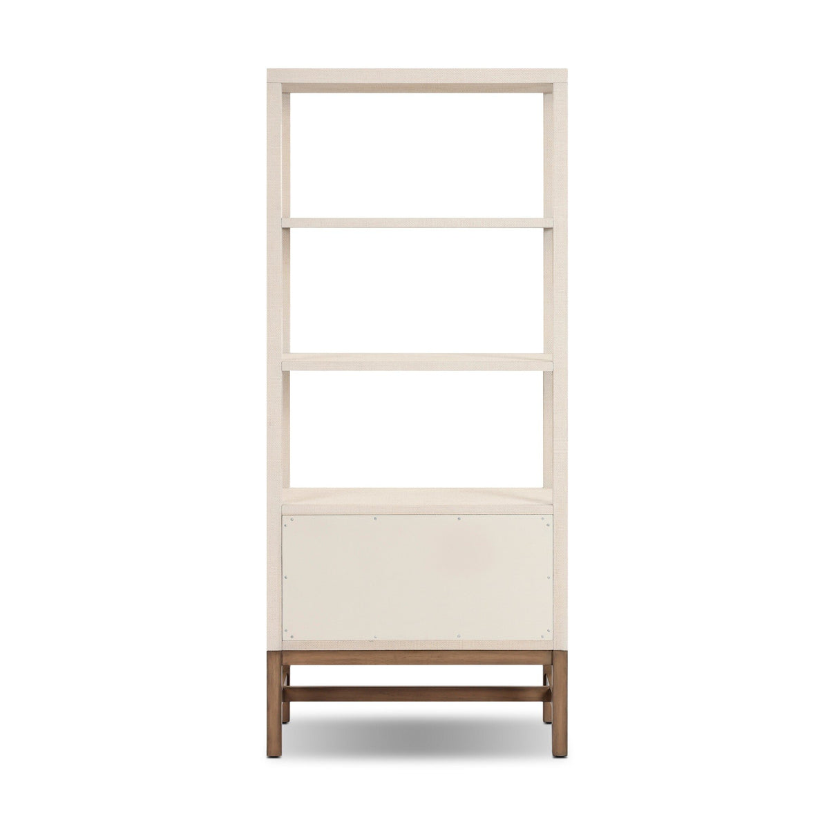 Woven Raffia Bookcase