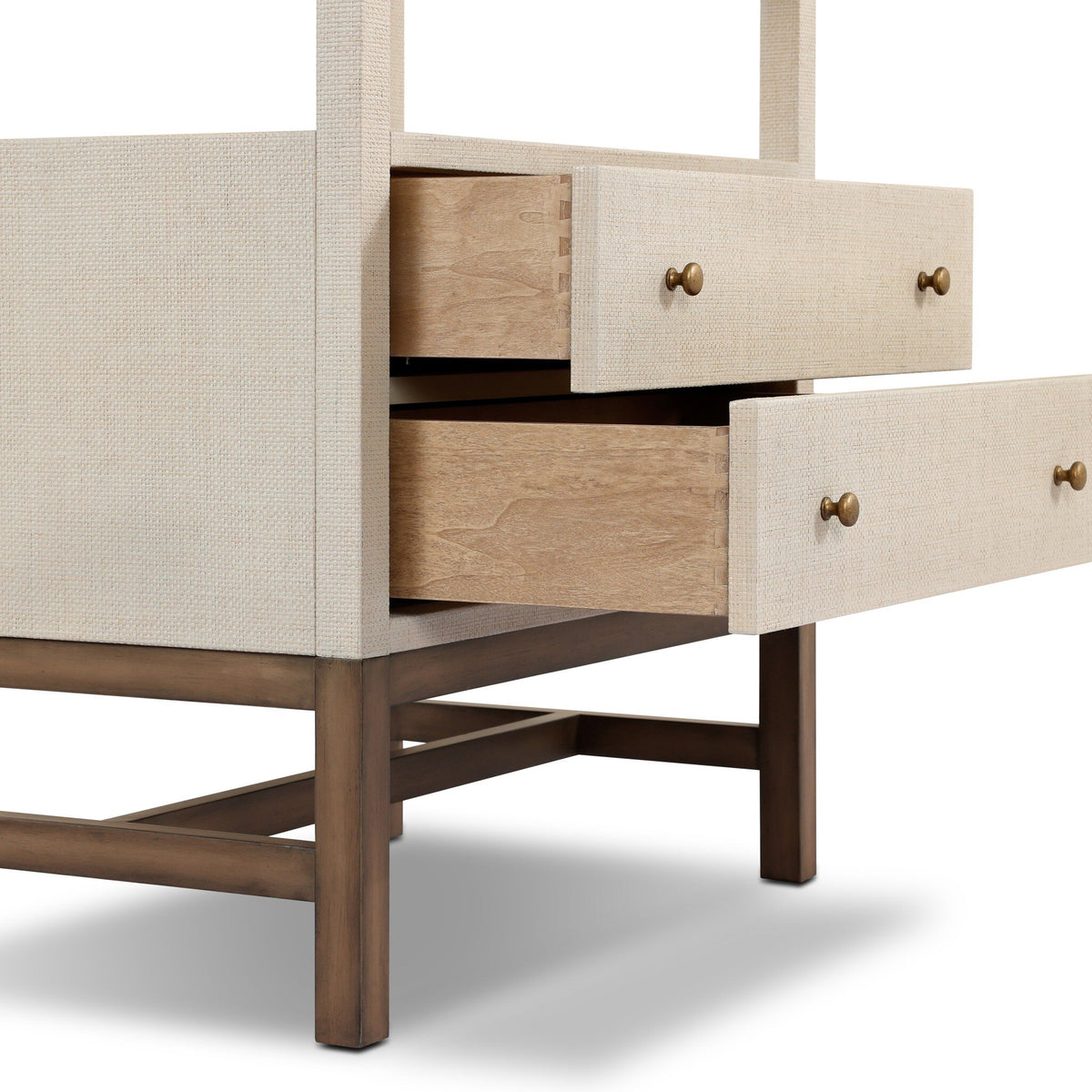 Woven Raffia Bookcase