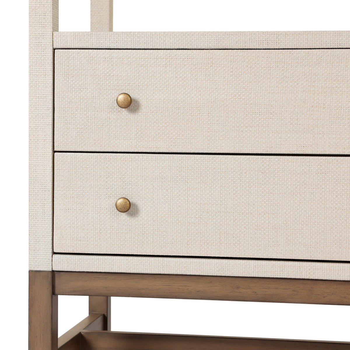 Woven Raffia Bookcase