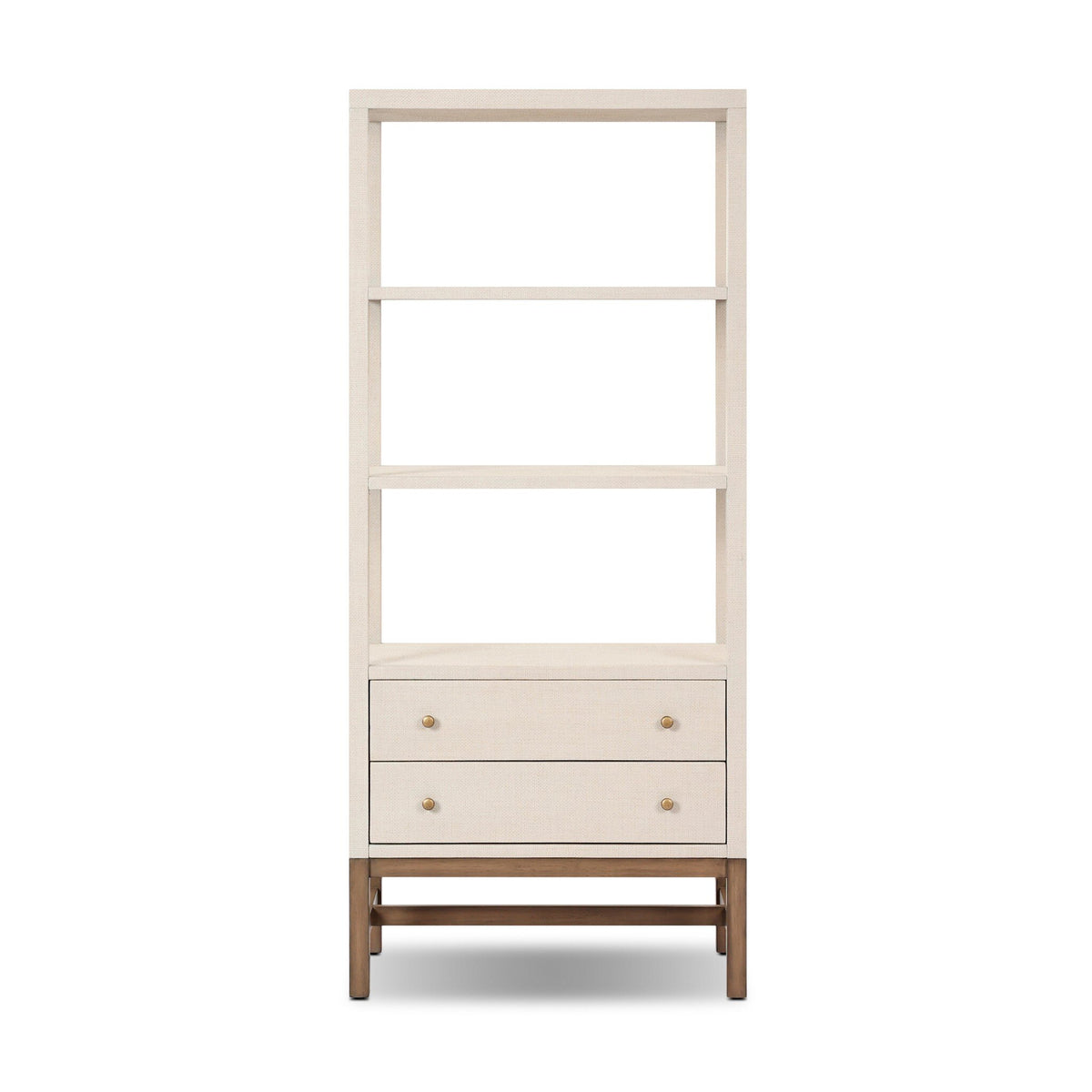 Woven Raffia Bookcase