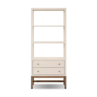 Woven Raffia Bookcase