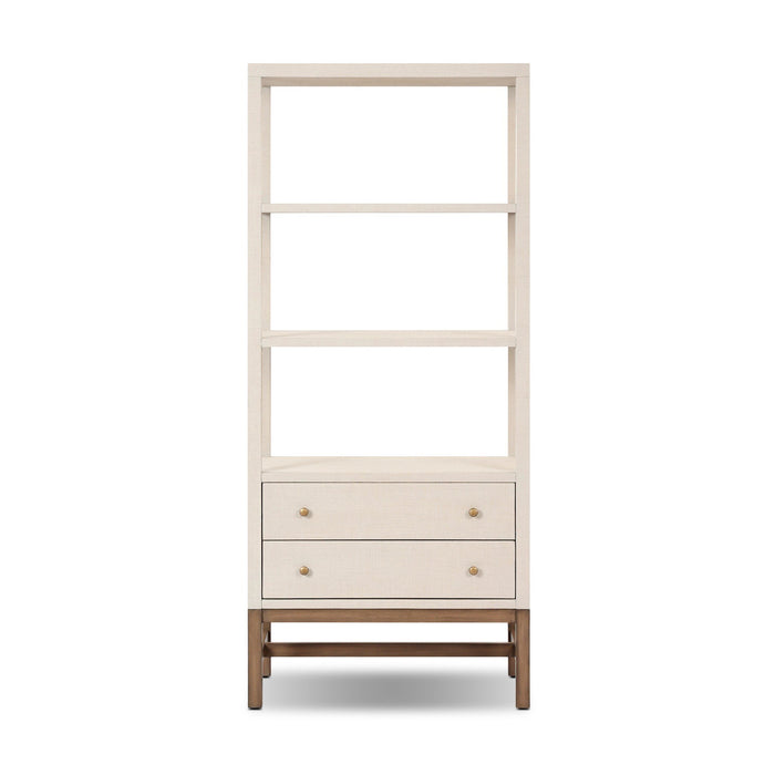 Woven Raffia Bookcase
