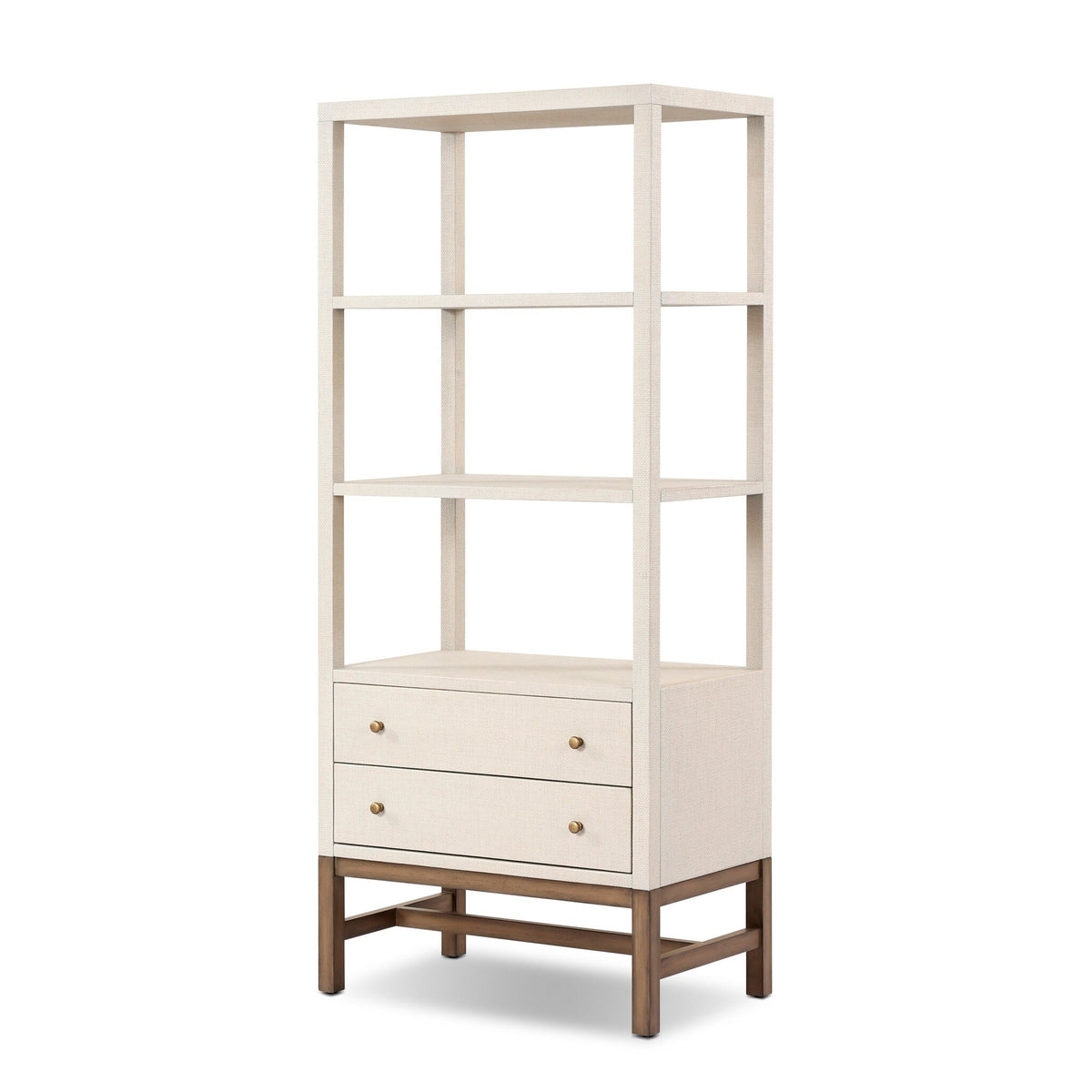 Woven Raffia Bookcase