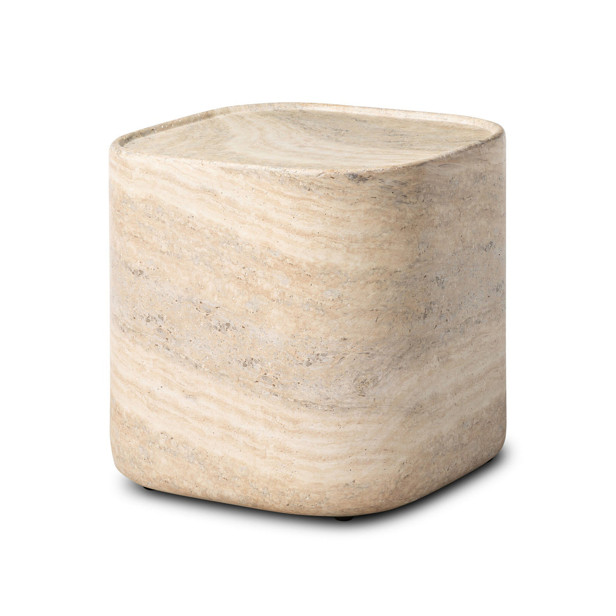 Concrete Outdoor End Table