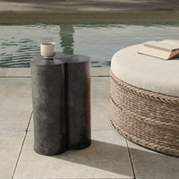 Bronze Outdoor End Table