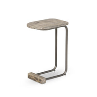 Travertine End C-Table