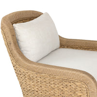Braided Outdoor Swivel Chair