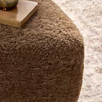 Shearling Ottoman