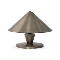 Antique Nickel Cordless Table Lamp