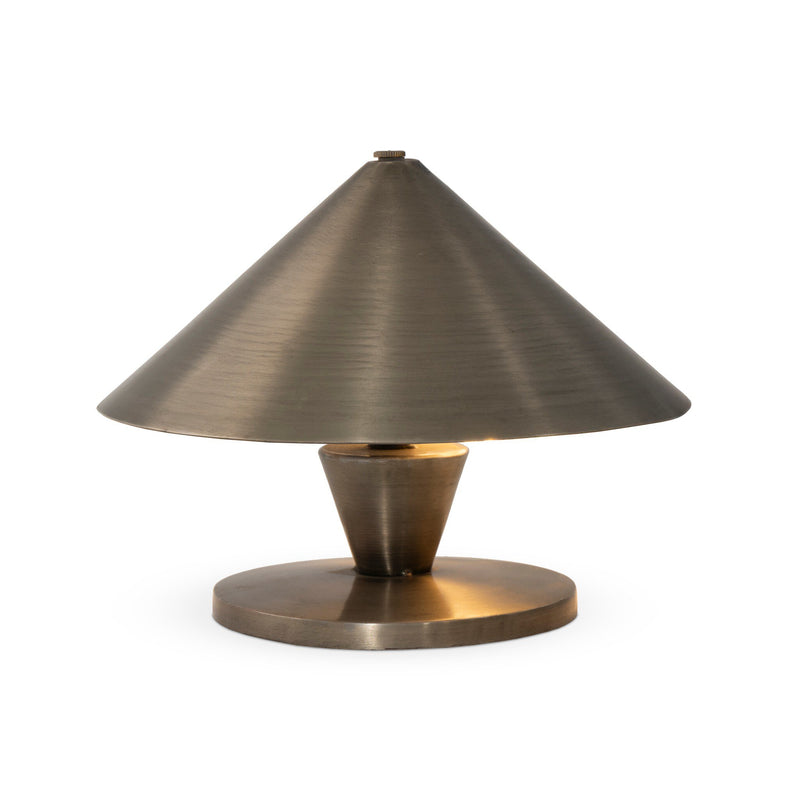 Antique Nickel Cordless Table Lamp