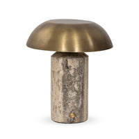 Travertine Cordless Table Lamp