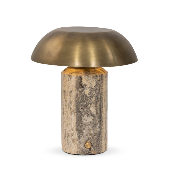 Travertine Cordless Table Lamp