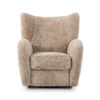 Shearling Swivel Recliner