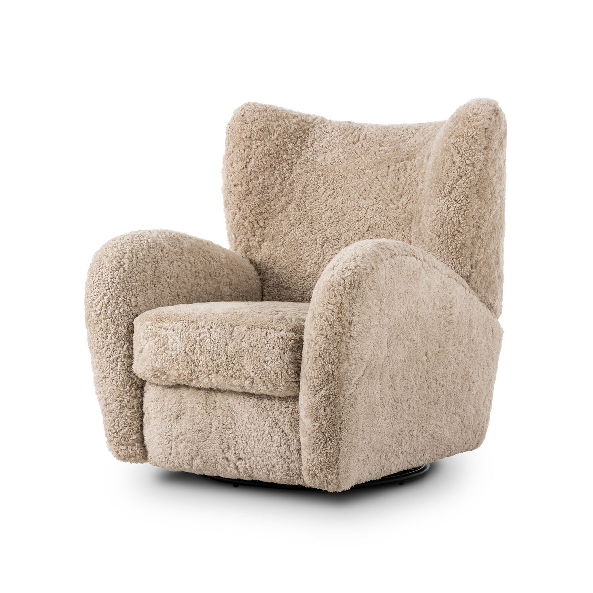 Shearling Swivel Recliner