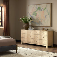 Raffia 8 Drawer Dresser