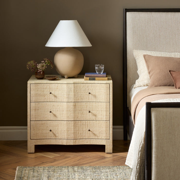 Raffia Nightstand