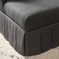 Pleated Skirt Lounge Chair